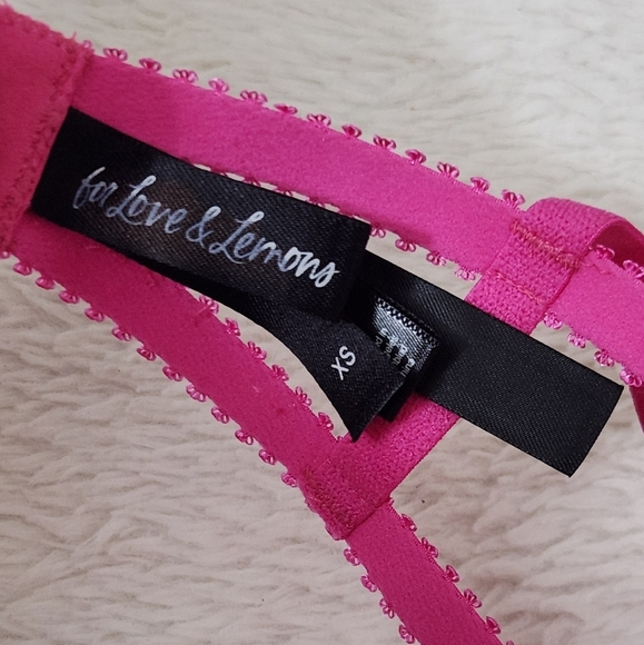 New!For Love and Lemons Lucy Monowire Bra - Picture 12 of 13